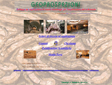 Tablet Screenshot of geoprospezioni.it
